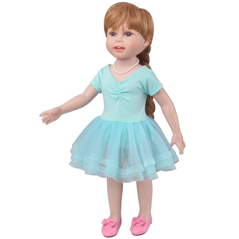 Кукла ручной работы 18 дюймов детская игрушка аксессуары балетное трехслойное