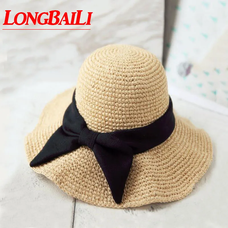 Summer Large Bow Handmade Women Straw Sun Hat Female Wide Brim Folding Beach Caps SWDS028
Summer Large Bow Handmade Women Straw Sun Hat Female Wide Brim Folding Beach Caps SWDS028
