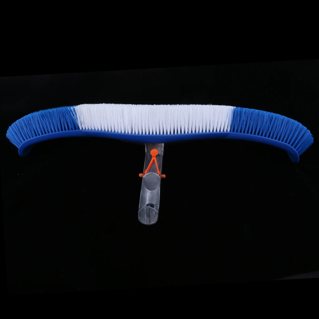 NEW Spa Swimming Pool Cleaning Brush Broom Wall Cleaning Brush Head 18'' Plastic Brushes with Metal Handle for Pool Pond
NEW Spa Swimming Pool Cleaning Brush Broom Wall Cleaning Brush Head 18'' Plastic Brushes with Metal Handle for Pool Pond