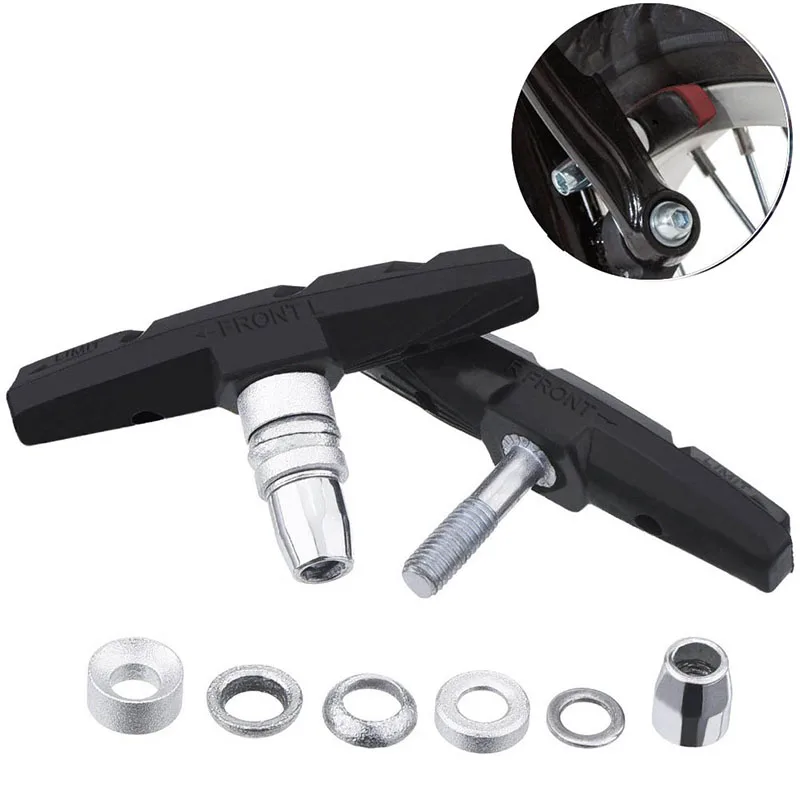 One Pair Mountain Road Bike Brake Pad MTB Bicycle Braking V-Brake Holder Shoe Rubber Blocks Durable Cycling Accessories Dropship
One Pair Mountain Road Bike Brake Pad MTB Bicycle Braking V-Brake Holder Shoe Rubber Blocks Durable Cycling Accessories Dropship