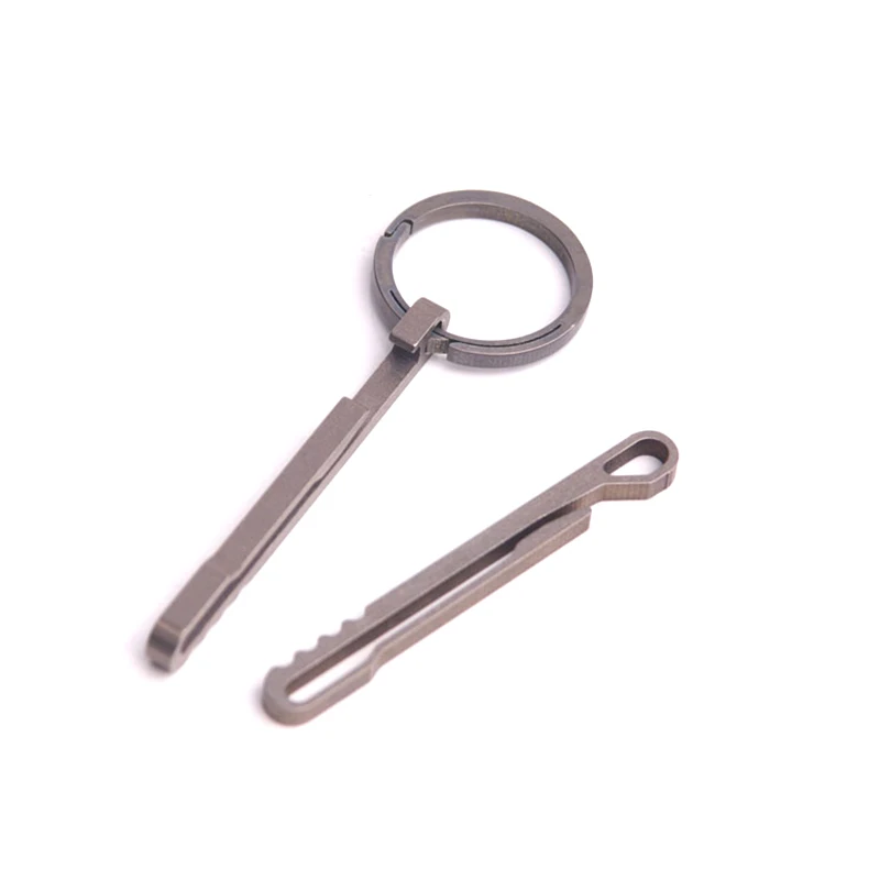Outdoor Keychain Suspension 100% Titanium Keychain Full CNC Processing Anti-theft Belt Opener Camping Equipment
Outdoor Keychain Suspension 100% Titanium Keychain Full CNC Processing Anti-theft Belt Opener Camping Equipment