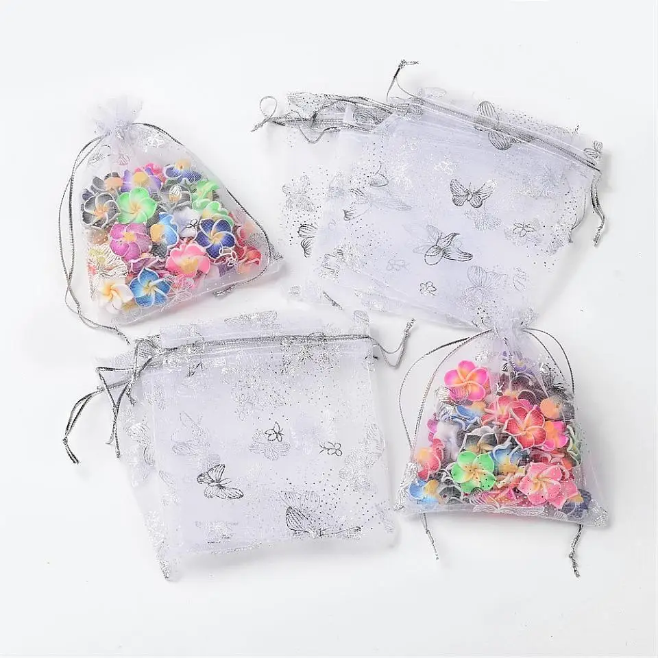 100pcs White Color Organza Pouches Jewelry Packaging Bags about 10cm wide, 12cm long
100pcs White Color Organza Pouches Jewelry Packaging Bags about 10cm wide, 12cm long