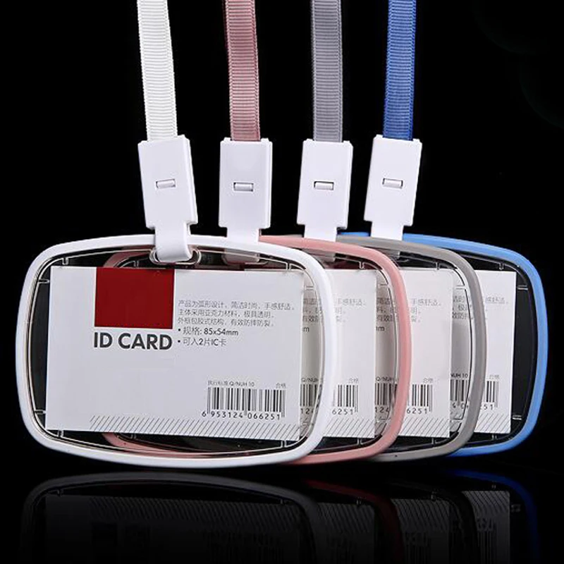 5pcs High Quality Acrylic Badge Holder With Lanyard Office School Card Holder Horizontal Style Curved Design Fashion Stationery
5pcs High Quality Acrylic Badge Holder With Lanyard Office School Card Holder Horizontal Style Curved Design Fashion Stationery