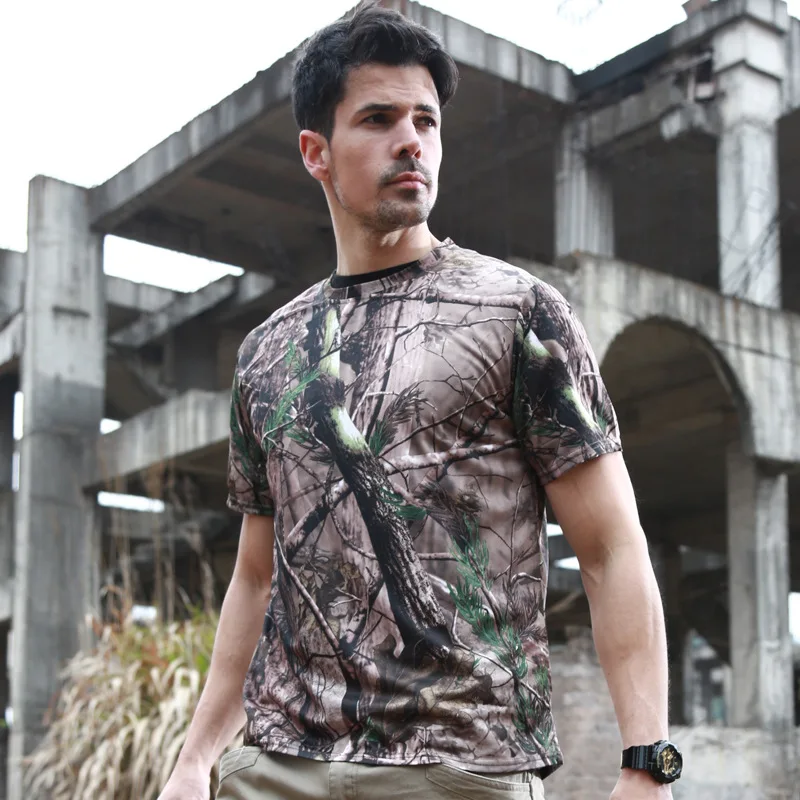 Men's Riding Cycling T-Shirt Short Sleeve Assault Breathable T-Shirt O-Neck Bionic Camouflage Hunting Tactical CS Games T-Shirt
Men's Riding Cycling T-Shirt Short Sleeve Assault Breathable T-Shirt O-Neck Bionic Camouflage Hunting Tactical CS Games T-Shirt