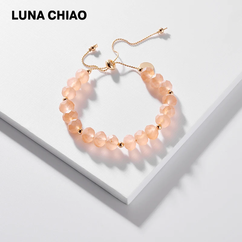 LUNA CHIAO Matte Plating 10MM Crystal Glass Stretchable Bracelet for Girl Women Bracelets Jewelry
LUNA CHIAO Matte Plating 10MM Crystal Glass Stretchable Bracelet for Girl Women Bracelets Jewelry