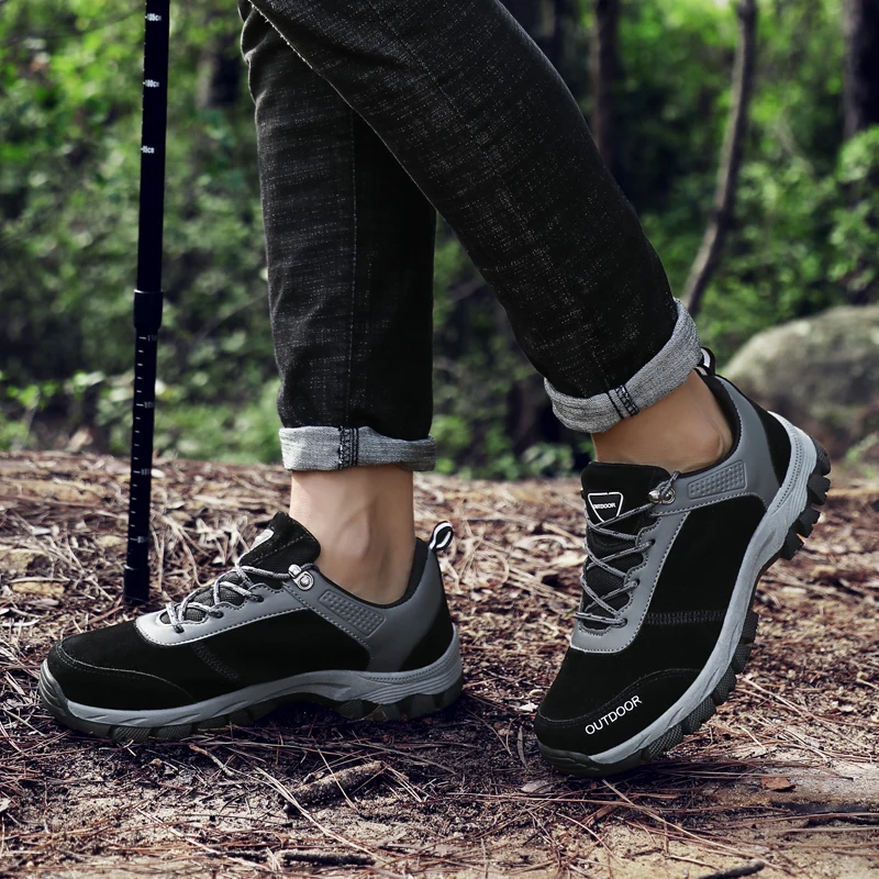 Men Hiking Shoes Non-slip Outdoor Sport Sneakers Waterproof Trekking Shoes Leather Mountain Climbing Shoes Size 39-48
Men Hiking Shoes Non-slip Outdoor Sport Sneakers Waterproof Trekking Shoes Leather Mountain Climbing Shoes Size 39-48