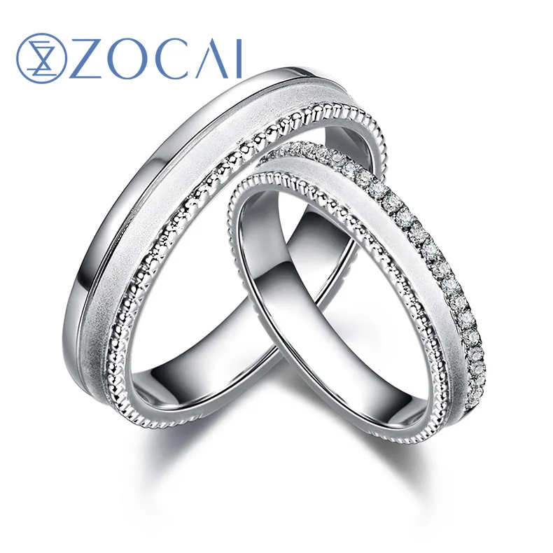 ZOCAI 0,13 CT сертифицированные бриллиантовые Свадебные Кольца 18 К Белое золото (Au 750) для женщин и мужчин обручальное кольцо JBQ00155AB
ZOCAI 0,13 CT сертифицированные бриллиантовые Свадебные Кольца 18 К Белое золото (Au 750) для женщин и мужчин обручальное кольцо JBQ00155AB