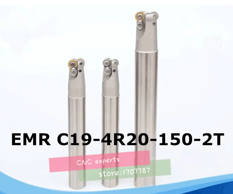 EMR C19-4R20-150-2T R4 indexable End Mill,Milling tool,R4 Toroidal Cutter For Milling Machine,2F Dia 20mm RPMT0802MO Mill Cutter
EMR C19-4R20-150-2T R4 indexable End Mill,Milling tool,R4 Toroidal Cutter For Milling Machine,2F Dia 20mm RPMT0802MO Mill Cutter