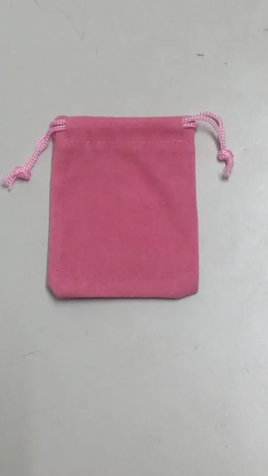 Специальная распродажа розовый бархатный мешочек для ювелирных изделий 7*9 см
