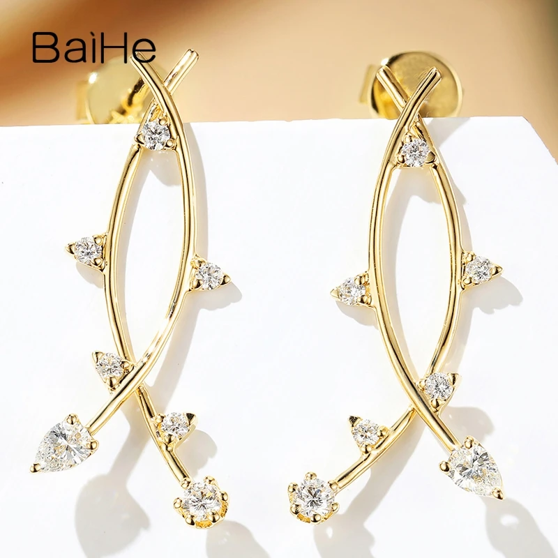 BAIHE Real Solid 14K желтое золото H/SI натуральный бриллиант Шпилька Модные женские серьги вечерние ринки изящные ювелирные изделия серьги с бриллиа...
BAIHE Real Solid 14K желтое золото H/SI натуральный бриллиант Шпилька Модные женские серьги вечерние ринки изящные ювелирные изделия серьги с бриллиа...