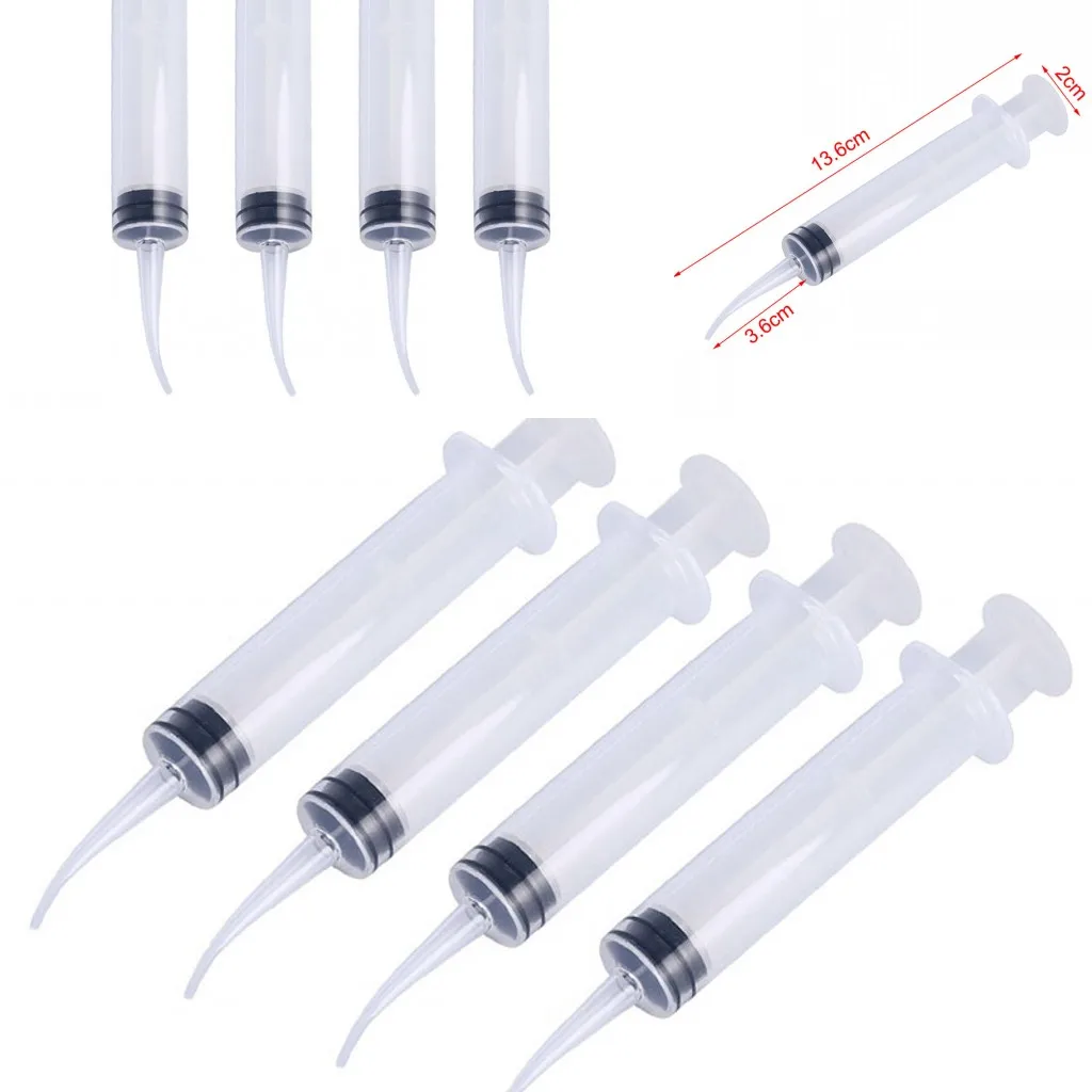 JETTING 4PCS Disposable Transparent Dental Irrigation Syringe With Curved Tip 12cc Dental Care Teeth Whitening Cleaner Oral Care
JETTING 4PCS Disposable Transparent Dental Irrigation Syringe With Curved Tip 12cc Dental Care Teeth Whitening Cleaner Oral Care