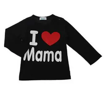 Fashion baby clothes T-shirt i love papa mama baby shirt boy girl long-sleeve shirt 40pcs/lots free shipping
Fashion baby clothes T-shirt i love papa mama baby shirt boy girl long-sleeve shirt 40pcs/lots free shipping