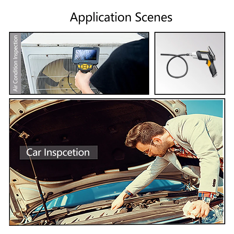 1080P 4.3 Inch Color LCD Endoscope Camera Inspection 1m 3m 5m10m Cable Borescope Camera Handheld Portable Endoscope Car Repair
1080P 4.3 Inch Color LCD Endoscope Camera Inspection 1m 3m 5m10m Cable Borescope Camera Handheld Portable Endoscope Car Repair