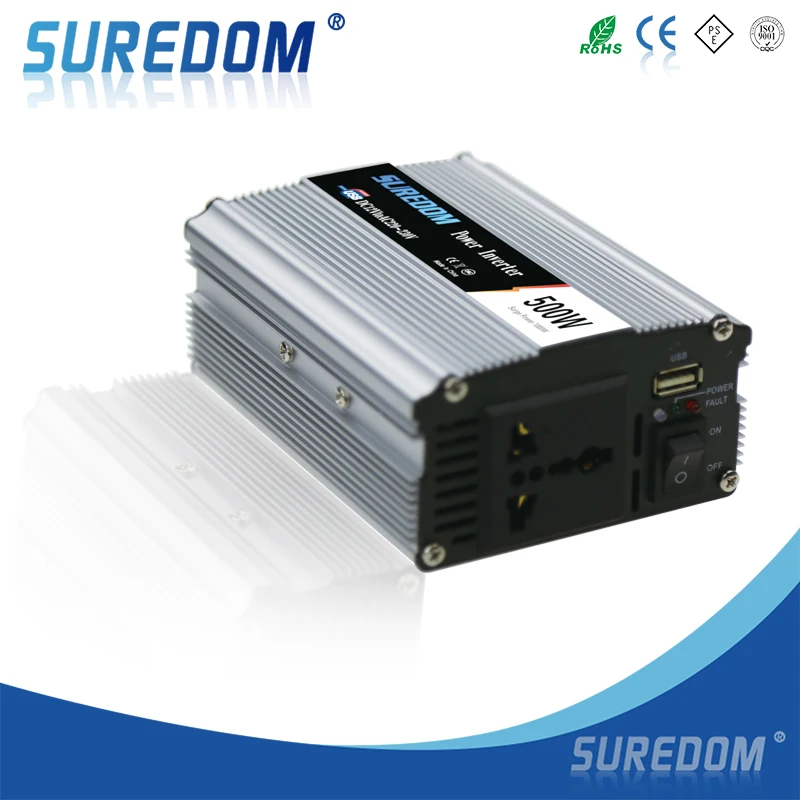 Автомобильный инвертор 12V 500W DC 24V к AC 220V автомобильный напряжения для автомобиля