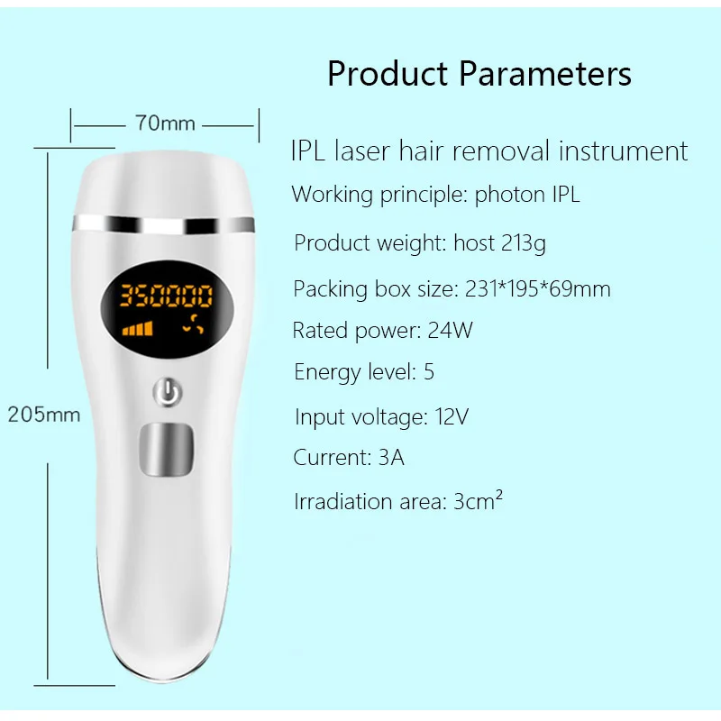 Newest IPL Depilador Hair Removal Machine Laser Epilator Hair Removal Permanent Electric Depilador 
Newest IPL Depilador Hair Removal Machine Laser Epilator Hair Removal Permanent Electric Depilador