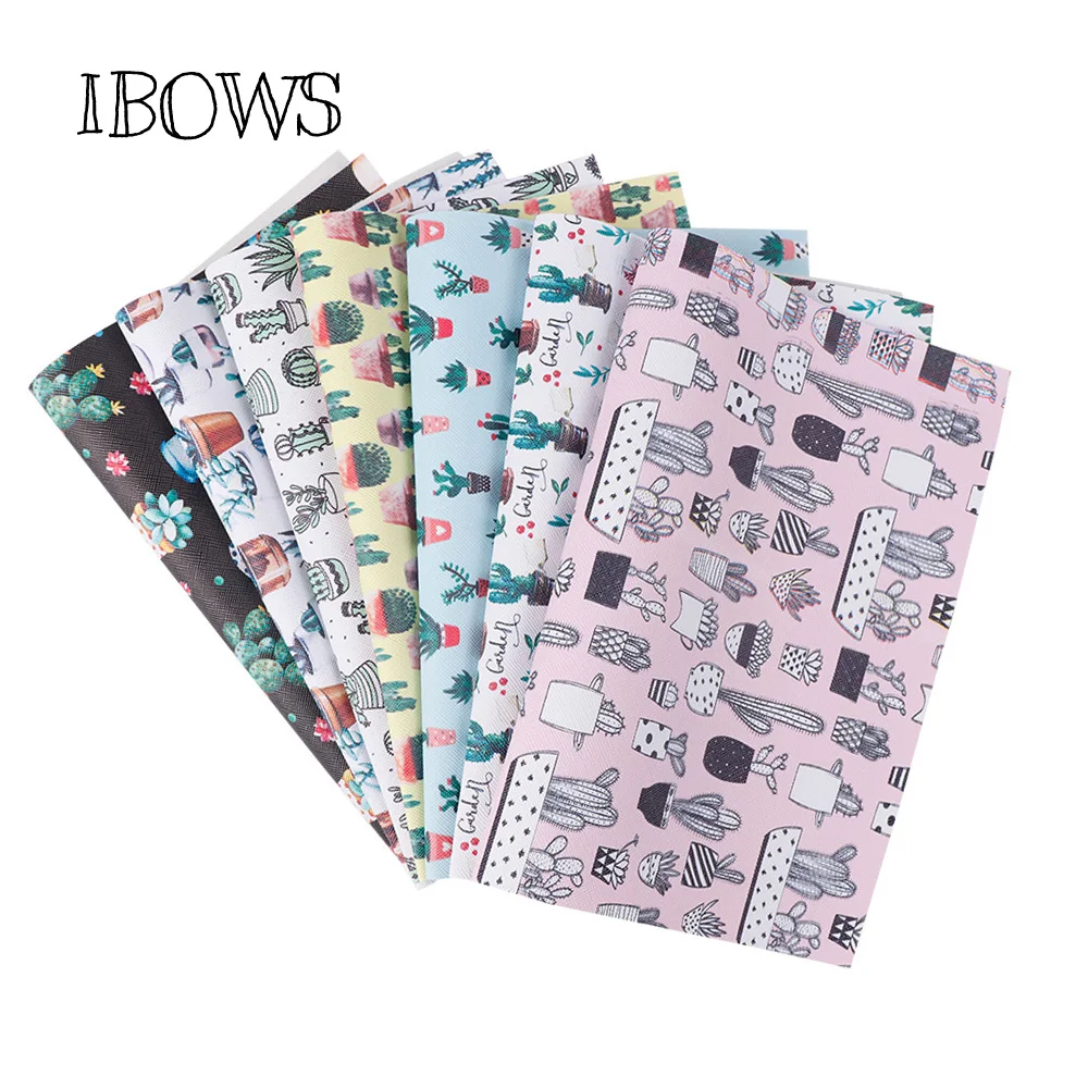 22cm*30cm Synthetic Leather Fabric Sheet Fresh Cactus Plants Printed Pu Fabric For DIY Bag Home Textile Handmade Crafts Material
22cm*30cm Synthetic Leather Fabric Sheet Fresh Cactus Plants Printed Pu Fabric For DIY Bag Home Textile Handmade Crafts Material