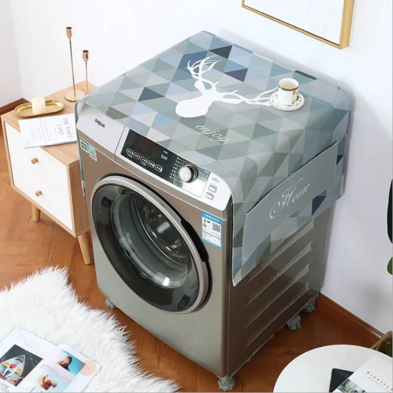 Thick Cotton And Linen Washing Machine Cover Refrigerator Cover Cloth Drum Washing Machine Waterproof Oil-proof Dust Cover
Thick Cotton And Linen Washing Machine Cover Refrigerator Cover Cloth Drum Washing Machine Waterproof Oil-proof Dust Cover