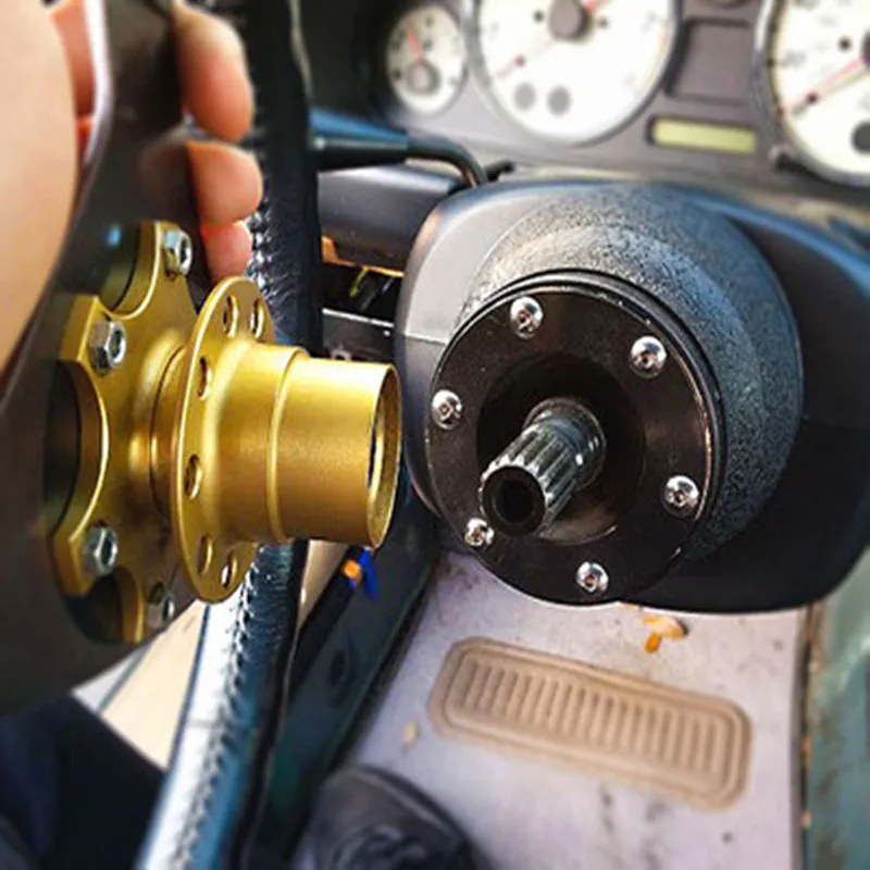 QUICK RELEASE Splined Titanium Steering Wheel Hub Adapter Kit Snap Off Racing Steering wheel heighten switch seat
QUICK RELEASE Splined Titanium Steering Wheel Hub Adapter Kit Snap Off Racing Steering wheel heighten switch seat