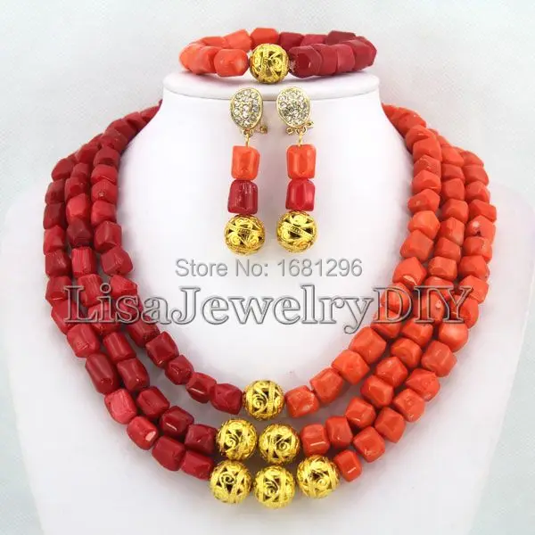 African Coral Beads Jewelry Sets Nigerian Wedding African Beads Jewelry Sets Free Shipping HD0816
African Coral Beads Jewelry Sets Nigerian Wedding African Beads Jewelry Sets Free Shipping HD0816
