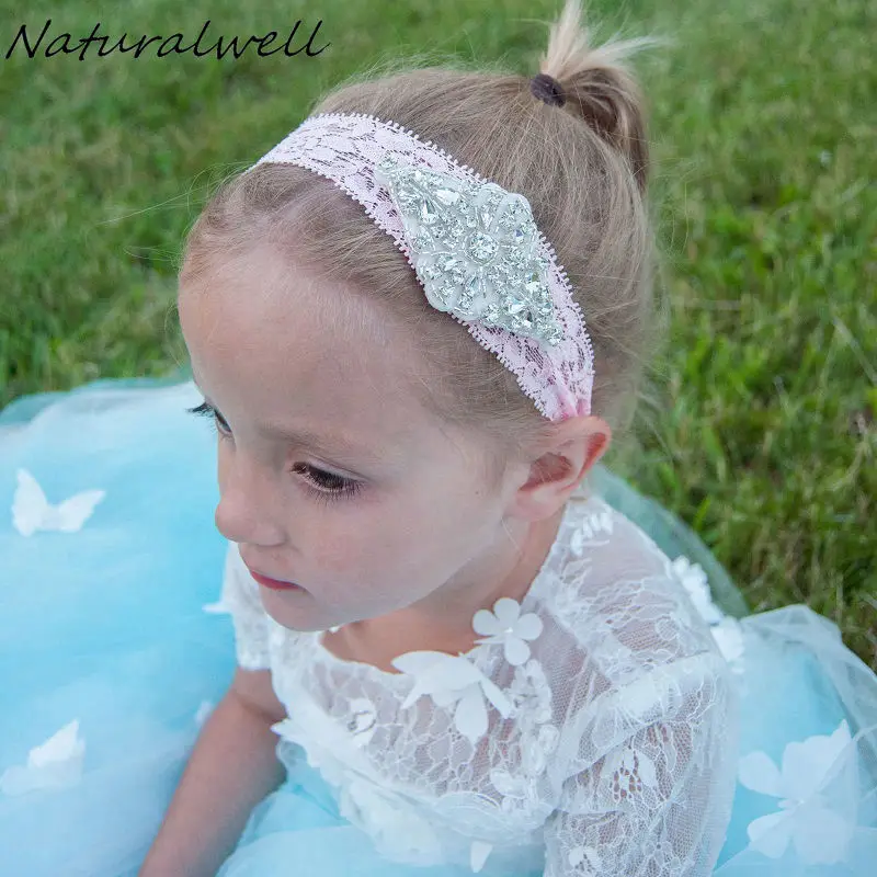 Naturalwell New fashion Girls Rhinestone Sparkle Headband Kids headwrap Lace Elastic Band newborn shower gift Photo grop HB104
Naturalwell New fashion Girls Rhinestone Sparkle Headband Kids headwrap Lace Elastic Band newborn shower gift Photo grop HB104