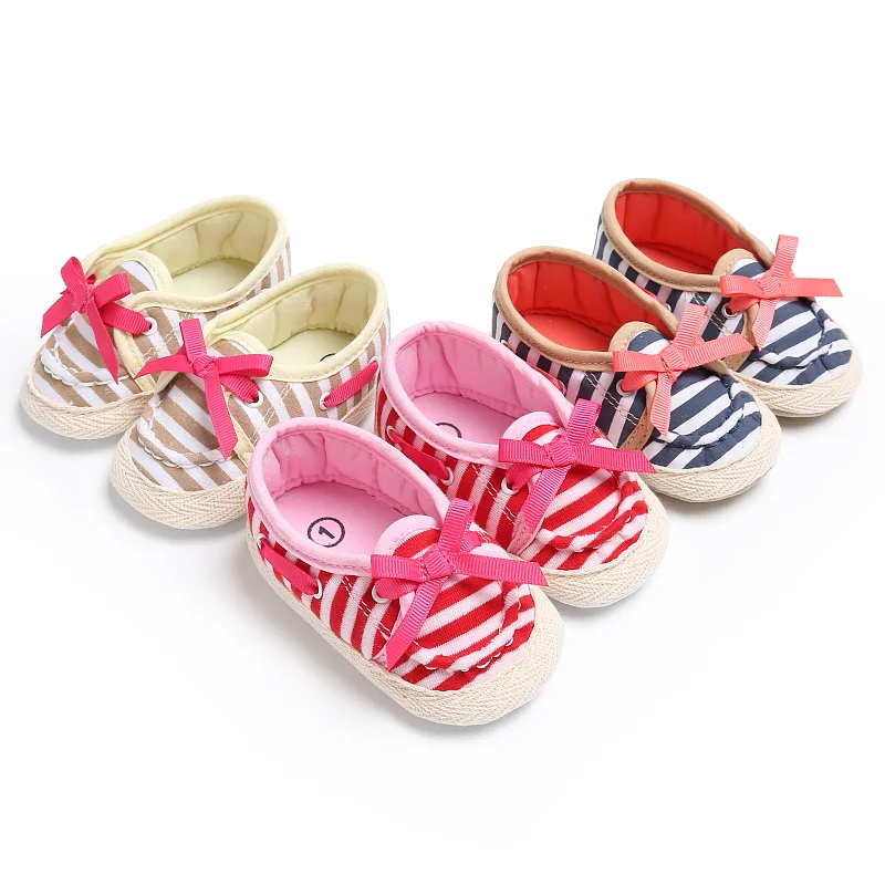 Spring and Autumn 0-1 girl baby striped ribbon butterfly knot princess shoes soft bottom shoes baby toddler shoes
Spring and Autumn 0-1 girl baby striped ribbon butterfly knot princess shoes soft bottom shoes baby toddler shoes