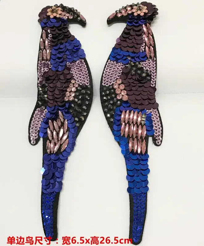 bird pair rhinestone hearvy beaded patches embroidered sew on patch applique jacket patches for clothes parches para la ropa
bird pair rhinestone hearvy beaded patches embroidered sew on patch applique jacket patches for clothes parches para la ropa