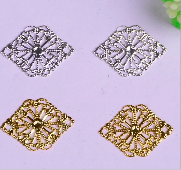 50pcs/lot copper material gold color Hollow Filigree Flower Jewelry Findings Link Connectors Pendant for bracelet DIY jewelry
50pcs/lot copper material gold color Hollow Filigree Flower Jewelry Findings Link Connectors Pendant for bracelet DIY jewelry