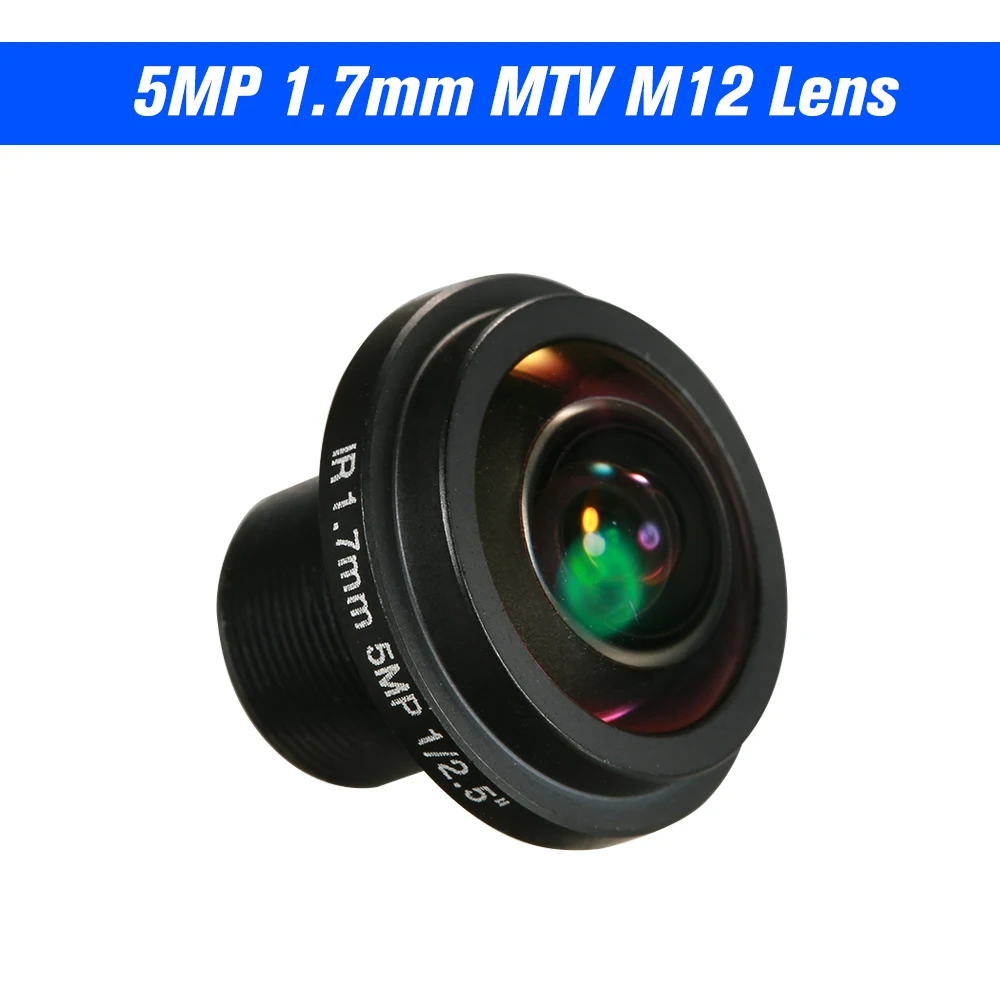 1 7 мм объектив рыбий глаз HD 5 0 мегапиксельная M12 крепление 1/2. "F2.0 для CCTV IP камеры