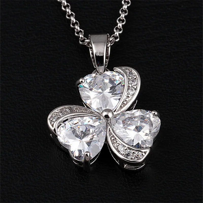 RONGQING 1pcs/lot Multicolor Lucky Clover Necklace for Women Anti-allergy Zircon Choker Necklace Sister Gifts
RONGQING 1pcs/lot Multicolor Lucky Clover Necklace for Women Anti-allergy Zircon Choker Necklace Sister Gifts