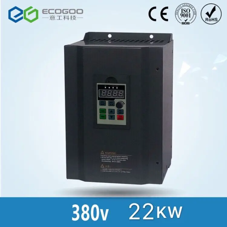 3 Phase 380V 22KW Frequency Inverter /45A Frequency Inverter-Free Shipping-V/F control 22KW Frequency inverter/ VFD 22KW
3 Phase 380V 22KW Frequency Inverter /45A Frequency Inverter-Free Shipping-V/F control 22KW Frequency inverter/ VFD 22KW