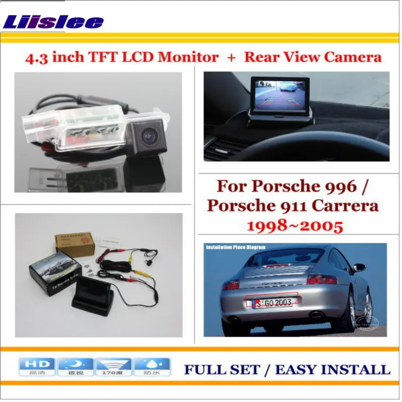 Auto Camera For Porsche 911 Carrera 1998-2005 Car Reverse Rear Camera 4.3" LCD Monitor Parking System
Auto Camera For Porsche 911 Carrera 1998-2005 Car Reverse Rear Camera 4.3" LCD Monitor Parking System