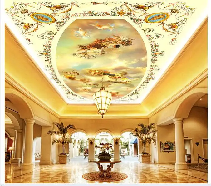 Custom photo wallpaper 3d ceiling wallpaper zenith murals royal angel hand-painted painting ceiling frescoes on the wallpaper
Custom photo wallpaper 3d ceiling wallpaper zenith murals royal angel hand-painted painting ceiling frescoes on the wallpaper