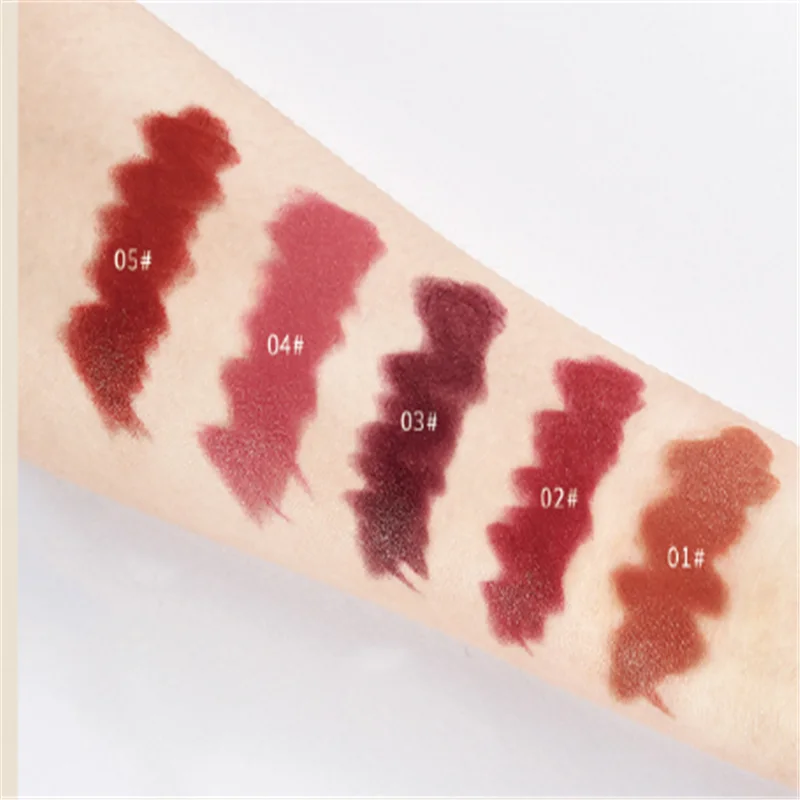 5PCS mini capsule lipstick set sample set gift box is not easy to discolor matte matte labiales matte larga duracion
5PCS mini capsule lipstick set sample set gift box is not easy to discolor matte matte labiales matte larga duracion
