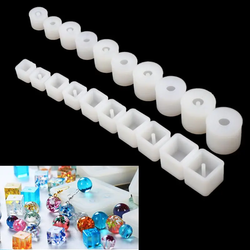 10/20Pcs Silicone UV Resin DIY Round Square Beads DIY Mold Jewelry Making Resin Casting Mold
10/20Pcs Silicone UV Resin DIY Round Square Beads DIY Mold Jewelry Making Resin Casting Mold