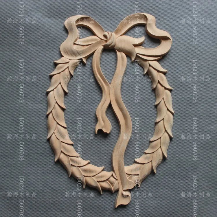 Wood carving oval shape applique fashion home accessories diy wood decoration door flower
Wood carving oval shape applique fashion home accessories diy wood decoration door flower