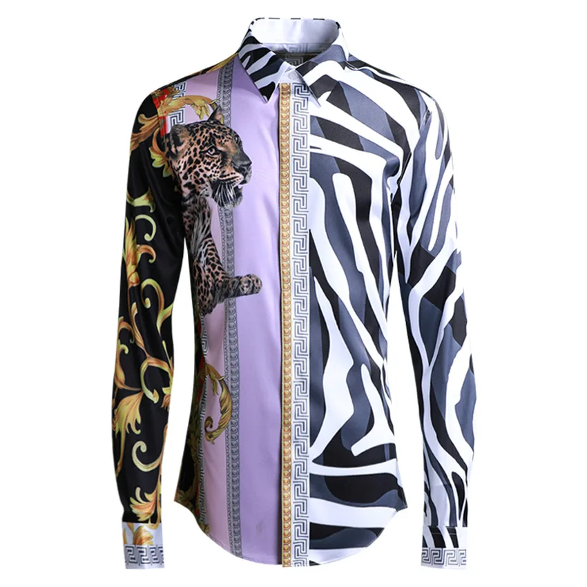 New arrival high quality Printed Animal Tiger Trend Men Fashion Casual Shirts Casual Long Sleeve Shirts plus size MLXL2XL3XL4XL
New arrival high quality Printed Animal Tiger Trend Men Fashion Casual Shirts Casual Long Sleeve Shirts plus size MLXL2XL3XL4XL