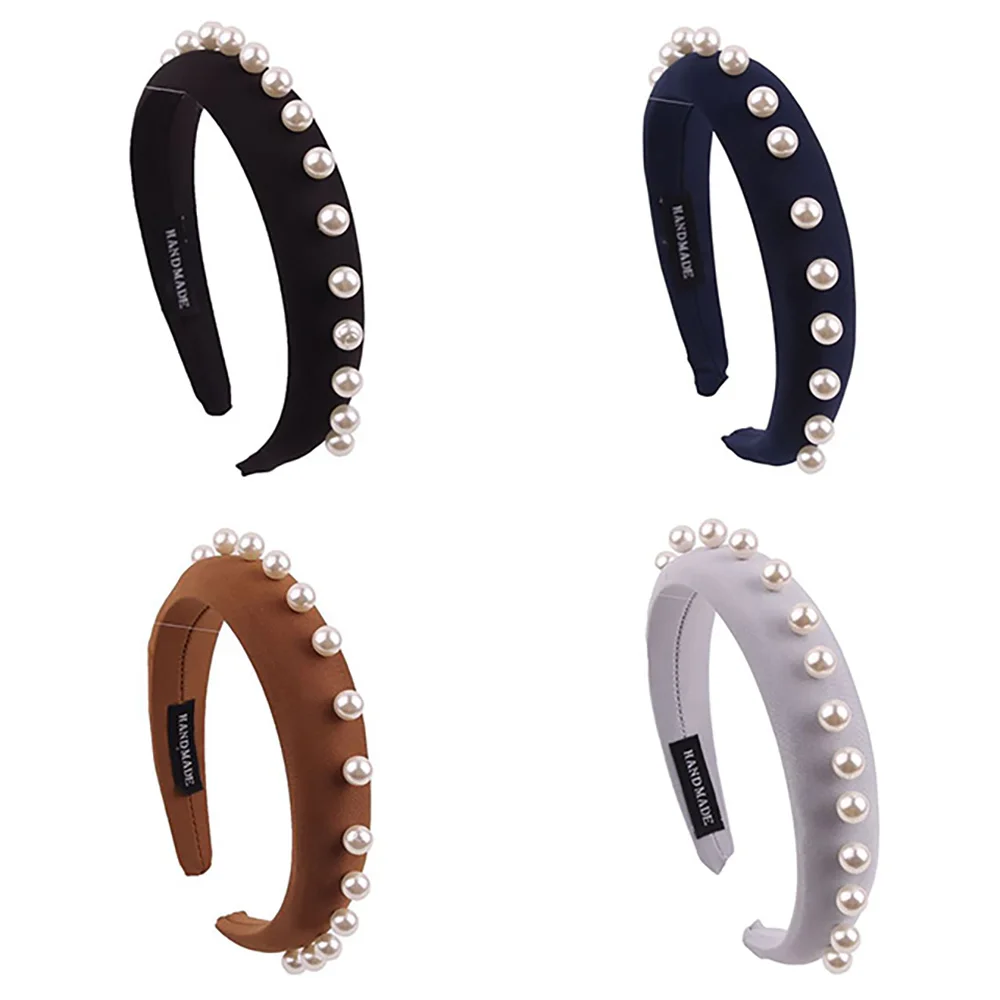 Women Pearl Headband Thick Sponge Hair Hoop For Ladies Female Retro Fashion Hairband Girls Accessories Bohemia Headwear XL042
Women Pearl Headband Thick Sponge Hair Hoop For Ladies Female Retro Fashion Hairband Girls Accessories Bohemia Headwear XL042