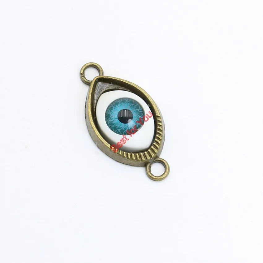 5pcs Wholesale Tibetan Silver Tone Evil Blue Eye Connector Charms Fashion Pendants Jewelry Making DIY Jewelry Findings 30x15mm
5pcs Wholesale Tibetan Silver Tone Evil Blue Eye Connector Charms Fashion Pendants Jewelry Making DIY Jewelry Findings 30x15mm
