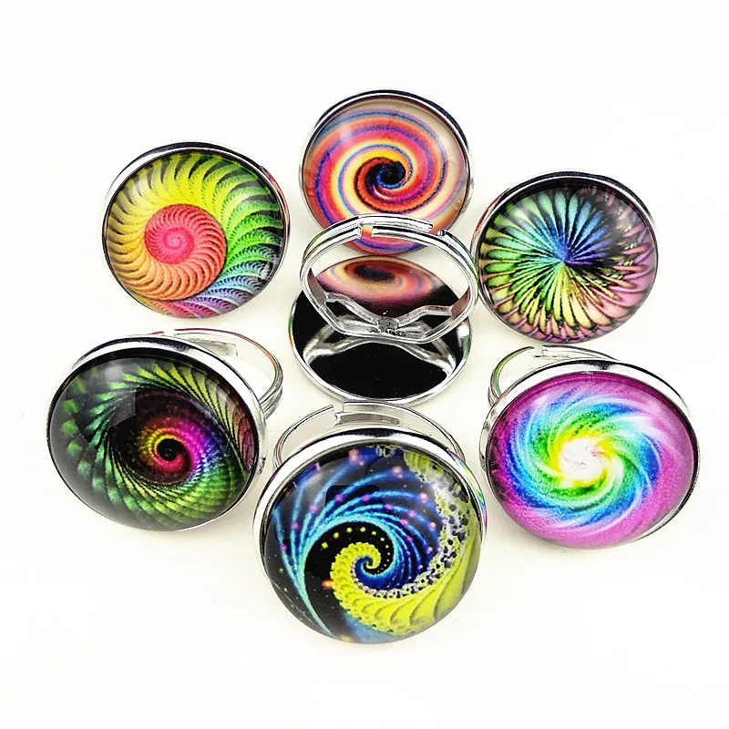Jiangzimei 24pcs Wave, Vortex, Cool,Cashew Flower Ring Glass Cabochon finger ring as party gift for women Girl Wholesale
Jiangzimei 24pcs Wave, Vortex, Cool,Cashew Flower Ring Glass Cabochon finger ring as party gift for women Girl Wholesale