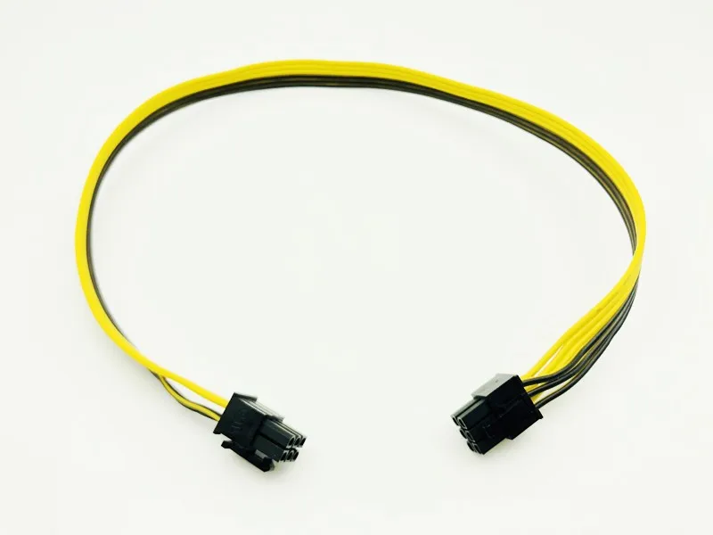 10PCS 6Pin Power Supply Cable Adapter PCIe PCI-Express Extension Cable 6 Pin Male to Male Cables 18AWG Line for BTC Mining Miner
10PCS 6Pin Power Supply Cable Adapter PCIe PCI-Express Extension Cable 6 Pin Male to Male Cables 18AWG Line for BTC Mining Miner