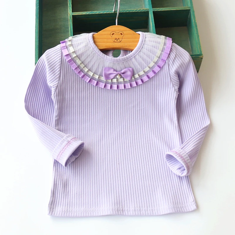 Girls Bottoming Shirt 2017 New Arrival Pure Cotton Camisetas Small and Medium Children Pleated Collar Sweet Long Sleeved T-shirt
Girls Bottoming Shirt 2017 New Arrival Pure Cotton Camisetas Small and Medium Children Pleated Collar Sweet Long Sleeved T-shirt
