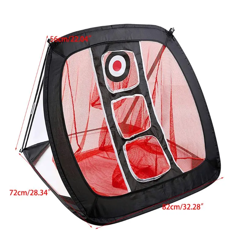 Golf Chipping Net Portable Foldable Outdoor Indoor Golfing Target Practice Aid