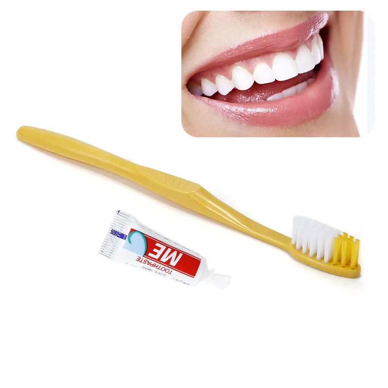 25 Sets Portable Hotel Disposable Toothbrush With Toothpaste Kit Supplies Individually Wrapped Camping Travel Wash Gargle Tool
25 Sets Portable Hotel Disposable Toothbrush With Toothpaste Kit Supplies Individually Wrapped Camping Travel Wash Gargle Tool