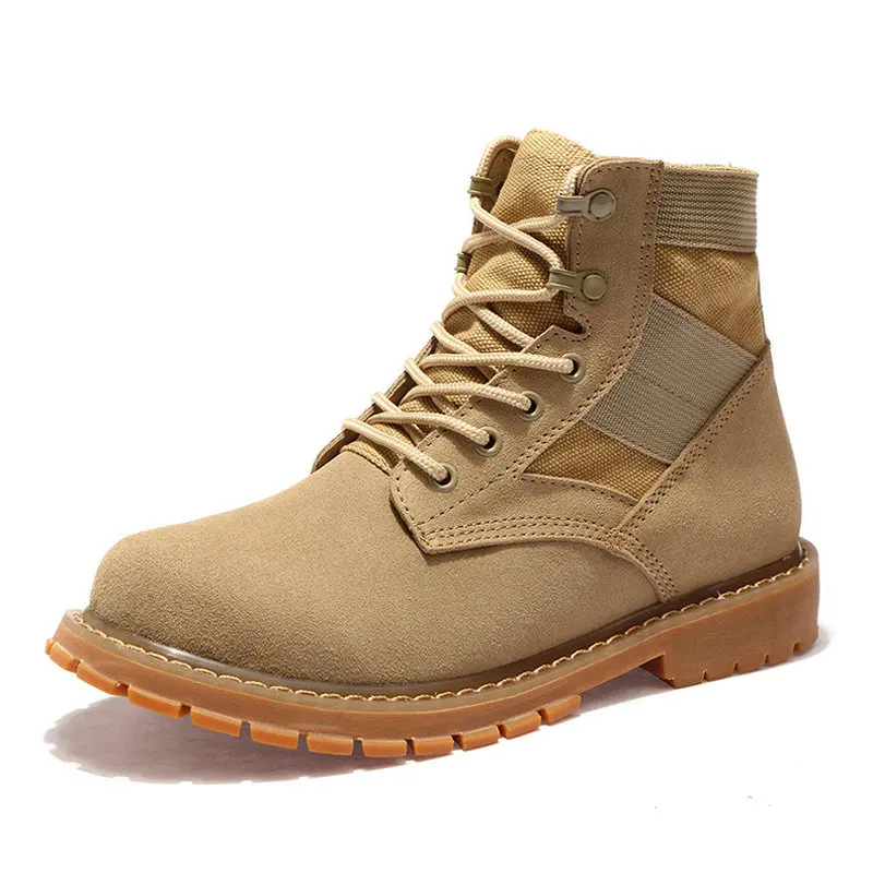 Autumn/Winter Men Army Combat Boots Stylish Stitching Desert Boots Men's Shoes Casual Outdoor Skid Trendy Male Martin Boot
Autumn/Winter Men Army Combat Boots Stylish Stitching Desert Boots Men's Shoes Casual Outdoor Skid Trendy Male Martin Boot
