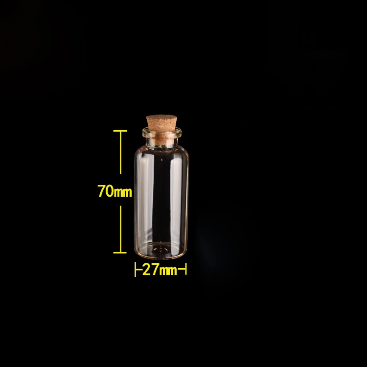 Hot sale 27 * 70mm chubby little glass bottle 25ml cork bottle wholesale Wishing 200pcs/lot
Hot sale 27 * 70mm chubby little glass bottle 25ml cork bottle wholesale Wishing 200pcs/lot