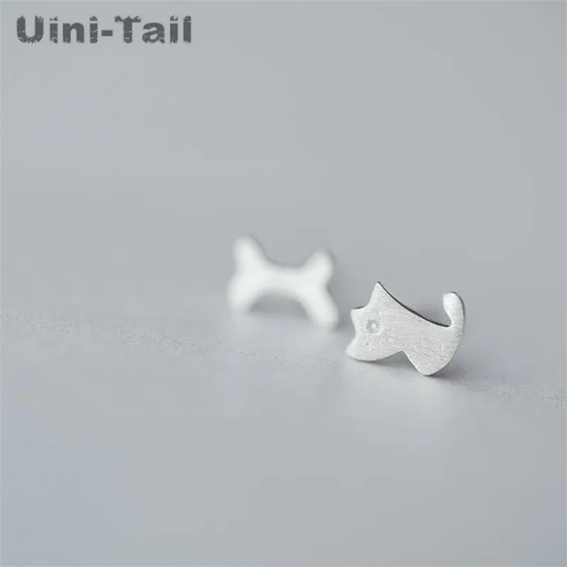 Uini-Tail hot new 925 sterling silver jewelry super cute drawing puppies bone asymmetrical earrings cute silver dog earrings
Uini-Tail hot new 925 sterling silver jewelry super cute drawing puppies bone asymmetrical earrings cute silver dog earrings