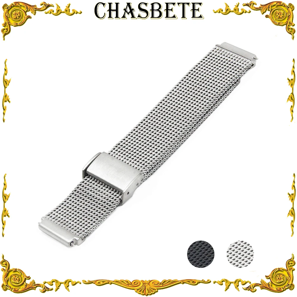 18mm 22mm Stainless Steel Watch Band for AP Audemars Piguet Men Women Quick Release Metal Strap Wrist Loop Belt Bracelet Black
18mm 22mm Stainless Steel Watch Band for AP Audemars Piguet Men Women Quick Release Metal Strap Wrist Loop Belt Bracelet Black