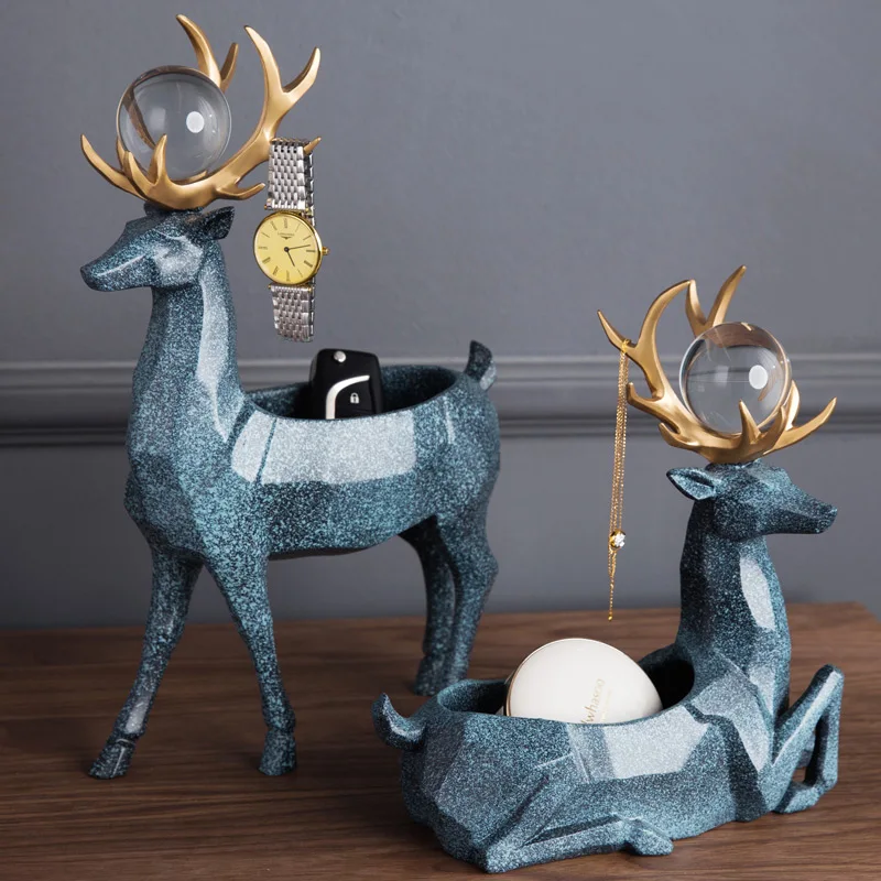 Europe Resin Elk Home Decoration Accessories Modern Rustic Home Decor Key Storage Box
Europe Resin Elk Home Decoration Accessories Modern Rustic Home Decor Key Storage Box