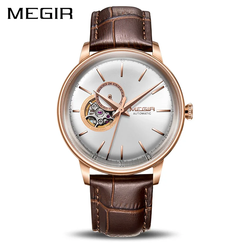 MEGIR Automatic Mechanical Watches Top Brand Luxury Skeleton Men Watch Clock Business Leather Wristwatches Relogio Masculino
MEGIR Automatic Mechanical Watches Top Brand Luxury Skeleton Men Watch Clock Business Leather Wristwatches Relogio Masculino
