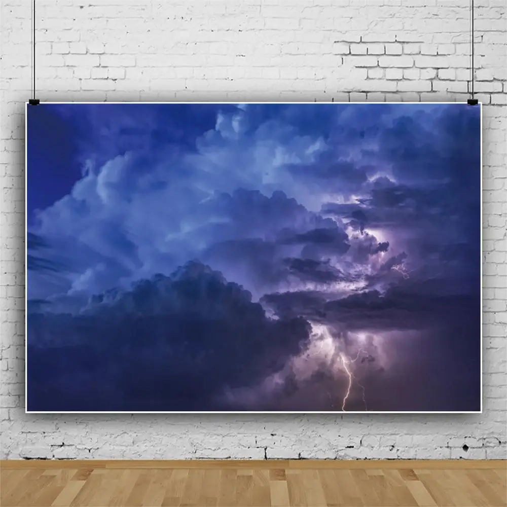 Laeacco Cloudy Lightning Photography Backdrops Customized Baby Shower Wall Portrait Photographic Backgrounds For Photo Studio 
Laeacco Cloudy Lightning Photography Backdrops Customized Baby Shower Wall Portrait Photographic Backgrounds For Photo Studio